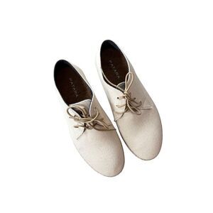 Patara Mens Ivory Lace-up Nomad Woven Lace-up Derby Espadrille Sneakers Size 9